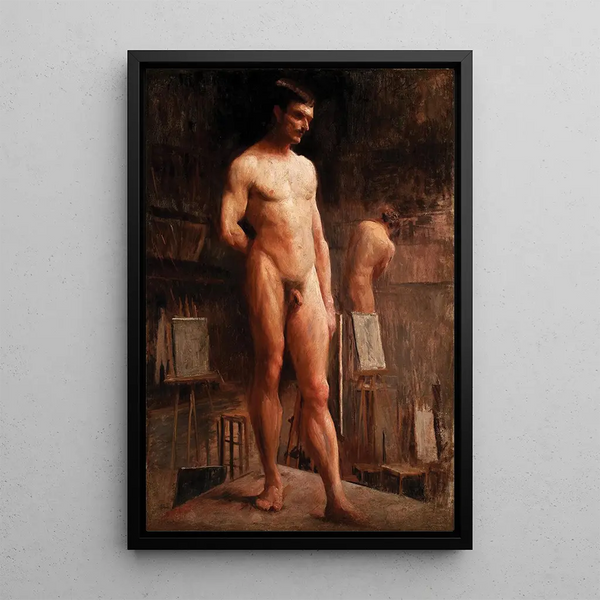Reproductie van het schilderij Nu masculin de face - Eliseu Visconti