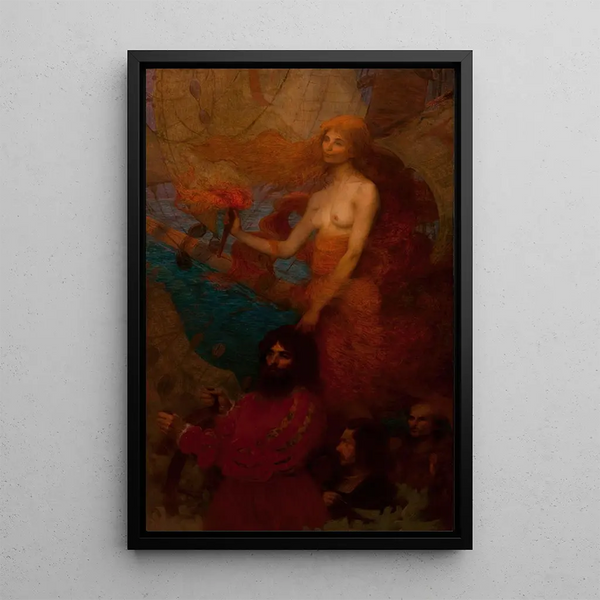 La Providence guide Cabral - Eliseu Visconti — ingelijst kunstwerk aan de muur