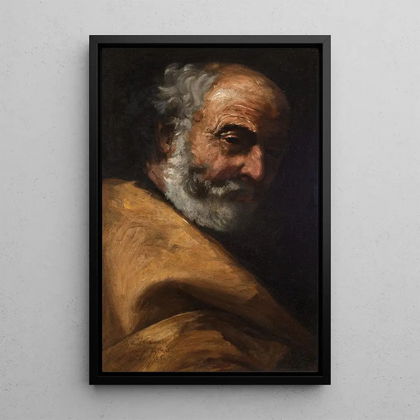 Portret van een oude man - Eliseu Visconti — ingelijst kunstwerk aan de muur