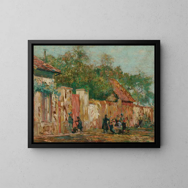 Namiddag in Saint Hubert - Eliseu Visconti — ingelijst kunstwerk aan de muur