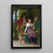 Before the Engagement - Elizabeth Jane Gardner Bouguereau — framed artwork on a wall