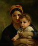 Copy of Young Girl and Child - Elizabeth Jane Gardner Bouguereau — artwork view