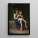 La Petite Mère - Elizabeth Jane Gardner Bouguereau — framed artwork on a wall