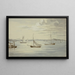 Uitzicht op Inchkeith en de eilanden van de Firth of Forth vanaf Granton - Elizabeth Murray — ingelijst kunstwerk aan de muur