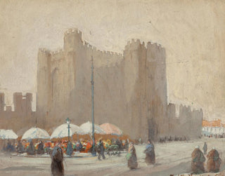 Elizabeth Nourse - Belgian Flower Vendors Gravensteen Castle Gent Belgium.webp