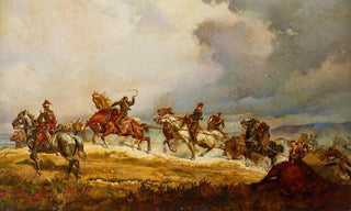 Elizabeth Southerden Thompson - French Artillery on the March.webp