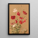 Poppies - Ellen Fisher — framed artwork on a wall