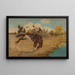 À la recherche de couleurs locales - Elling William Gollings — framed artwork on a wall