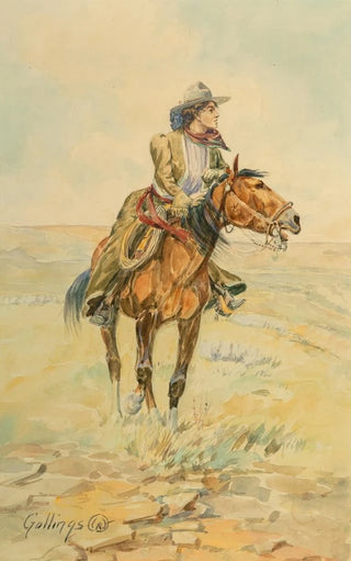 Elling William Gollings - The Range Land Girl.webp