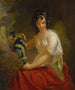 Nydia de blinde dochter van Pompeii - Emanuel Gottlieb Leutze — weergave van het kunstwerk