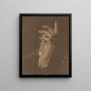 Emanuel Leutze - Study of hand.webp