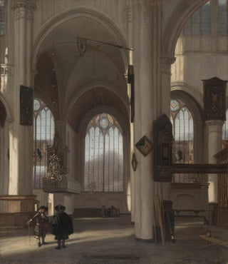 Emanuel de Witte - Interior of a Church.webp