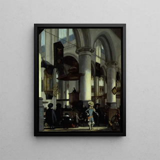 Emanuel de Witte - Interior of the Oude Kerk Delft.webp