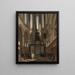 Het graf van Michiel de Ruyter in de Nieuwe Kerk in Amsterdam - Emanuel de Witte — ingelijst kunstwerk aan de muur