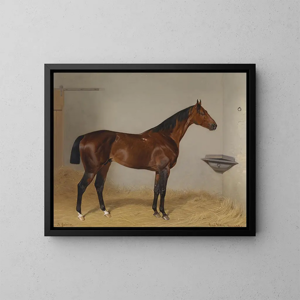 Saint Galmier - Emil Adam — ingelijst kunstwerk aan de muur