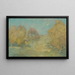 van Herfstmorgen, afnemende maan - Emil Carlsen — ingelijst kunstwerk aan de muur