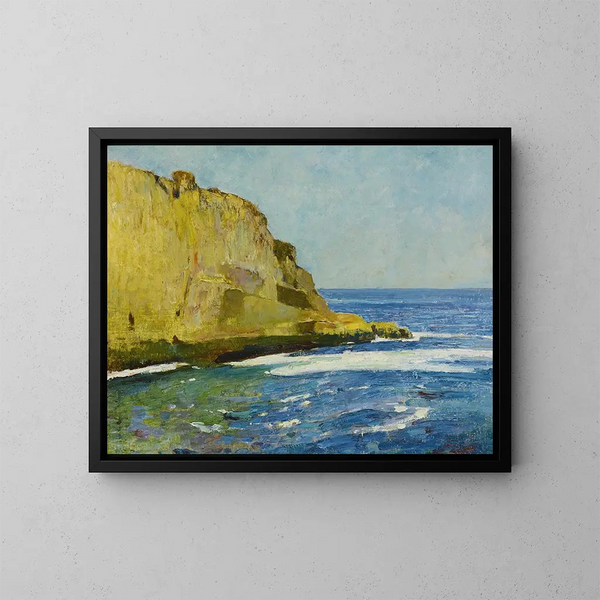 Bald Head Cliff, York, Maine - Emil Carlsen — ingelijst kunstwerk aan de muur