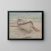 Visboot op het strand - Emil Carlsen — ingelijst kunstwerk aan de muur
