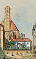 L'église des Minorites à Vienne - Emil Hütter — artwork view