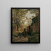 The Gosaumühle near Ischl - Emil Jakob Schindler — framed artwork on a wall
