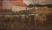 Village landscape with sheep - Emil Jakob Schindler — artwork view