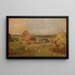 Mois de la moisson à Plankenberg - Emil Jakob Schindler — framed artwork on a wall