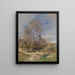 Spring Landscape of Plankenberg - Emil Jakob Schindler — framed artwork on a wall