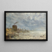 Côte de la mer de Sylt - Emil Jakob Schindler — framed artwork on a wall