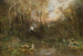 Lever de lune dans la Praterau - Emil Jakob Schindler — artwork view