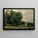 Motif du Prater Krieau - Emil Jakob Schindler — framed artwork on a wall