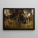 Près du Heustadelwasser, Vienne - Emil Jakob Schindler — framed artwork on a wall