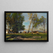 the Gardens of Prater in Vienna - Emil Jakob Schindler — framed artwork on a wall