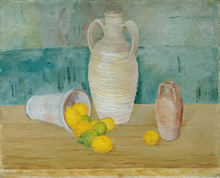 Emil Kraus - Stillleben mit Steinkrgen und Zitronen.webp