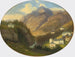 Gamskogel à Gastein avec l'église Saint-Nicolas - Emil Ludwig Lühr — weergave van het kunstwerk