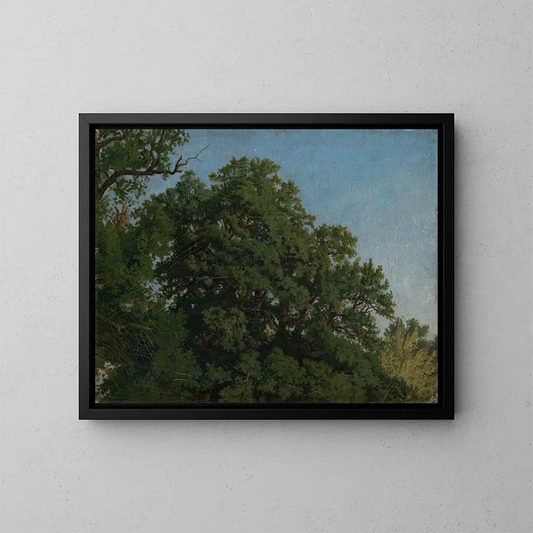 Eiken kransen - Emil Lugo — ingelijst kunstwerk aan de muur