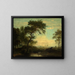Studie van landschap - Emil Lugo — ingelijst kunstwerk aan de muur
