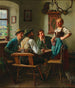 Aan de herberg - Emil Rau — weergave van het kunstwerk