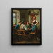 Aan de herberg - Emil Rau — ingelijst kunstwerk aan de muur