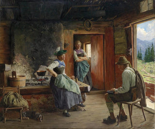 Emil Rau - Besuch auf der Alm.webp