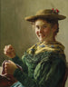 Dirndl boerenkleding smal - Emil Rau — weergave van het kunstwerk