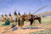 Indianen en kamp op de ranch 101 - Emil W. Lenders — weergave van het kunstwerk