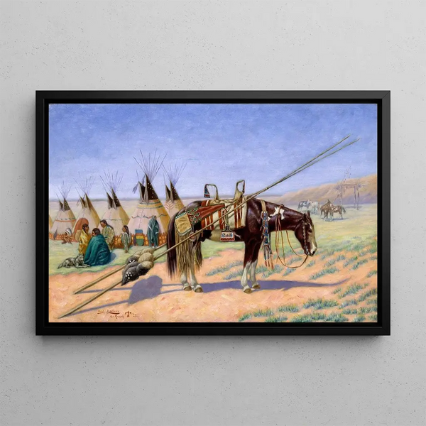 Emil W Lenders - Indians in Camp at 101 Ranch.webp