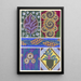 Floral dessins coloris nouveaux Pl05 - Émile-Allain Séguy — ingelijst kunstwerk aan de muur
