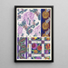 Floral dessins coloris nouveaux Pl06 - Émile-Allain Séguy — ingelijst kunstwerk aan de muur