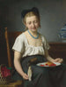 Le Goûter - Émile-Auguste Hublin — weergave van het kunstwerk