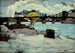 Le Pont des Arts and the tip of Île de la Cité - Émile Antoine Guillier — artwork view