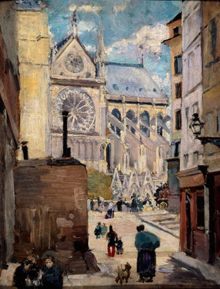 Emile Antoine Guillier - NotreDame vue de la rue de lHtelColbert.webp