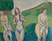 Badende vrouwen - Émile Bernard — weergave van het kunstwerk
