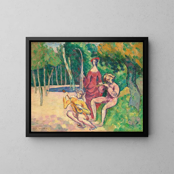 Concert champêtre of Fête champêtre - Émile Bernard — ingelijst kunstwerk aan de muur