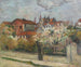 Tuin met bloemen - Émile Bernard — weergave van het kunstwerk